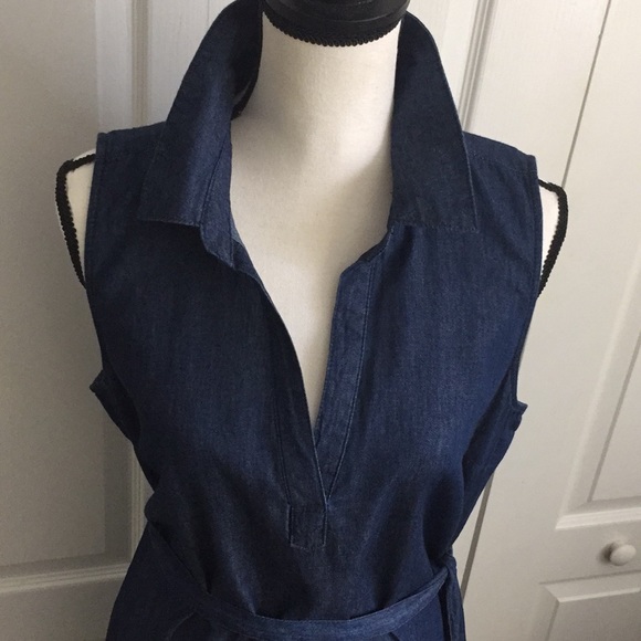 Sleeveless Jeans Dress - Picture 3 of 5